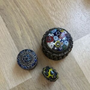 Decorative Multicolor Trinket Box Set